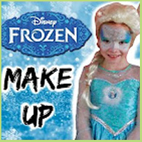 Carnavalsknutsel - Schmink je als de prinses uit Frozen