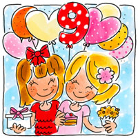 Een kaartje is altijd leuk!