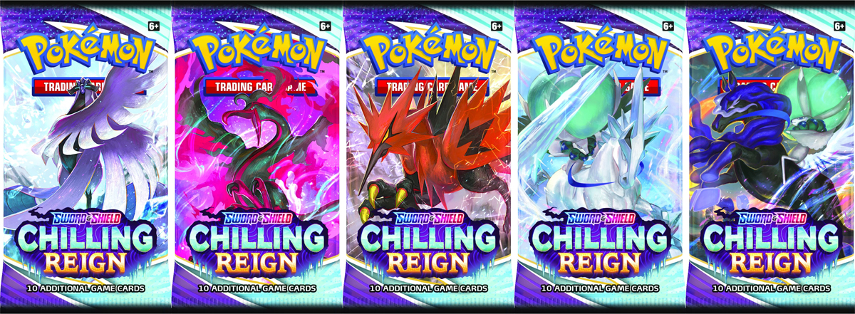Winactie: Pokémon Trading Card Game-uitbreiding Sword & Shield Chilling Reign