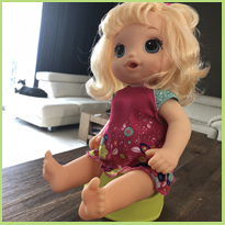 Babypop - Baby Alive - Plas en Dans baby