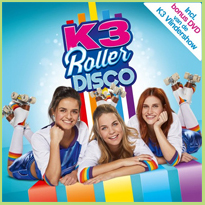 De nieuwe CD van K3: Roller Disco