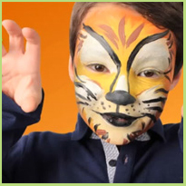 Carnavalsknutsel - Schmink je als een tijger!