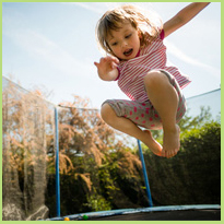 Houd je kind gezond door een trampoline