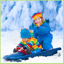 Wintersport met kleine kinderen