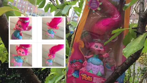 Trolls Haar in de lucht Poppy