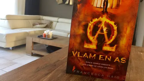 Vlam en as