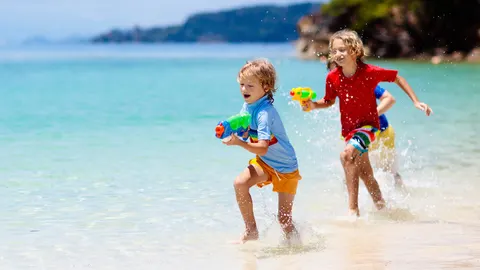 Waterpret in het nieuwe lenteseizoen
