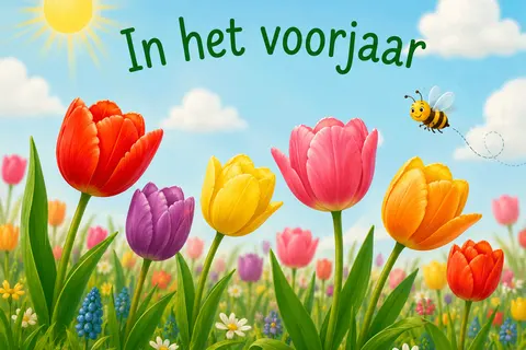 In het voorjaar