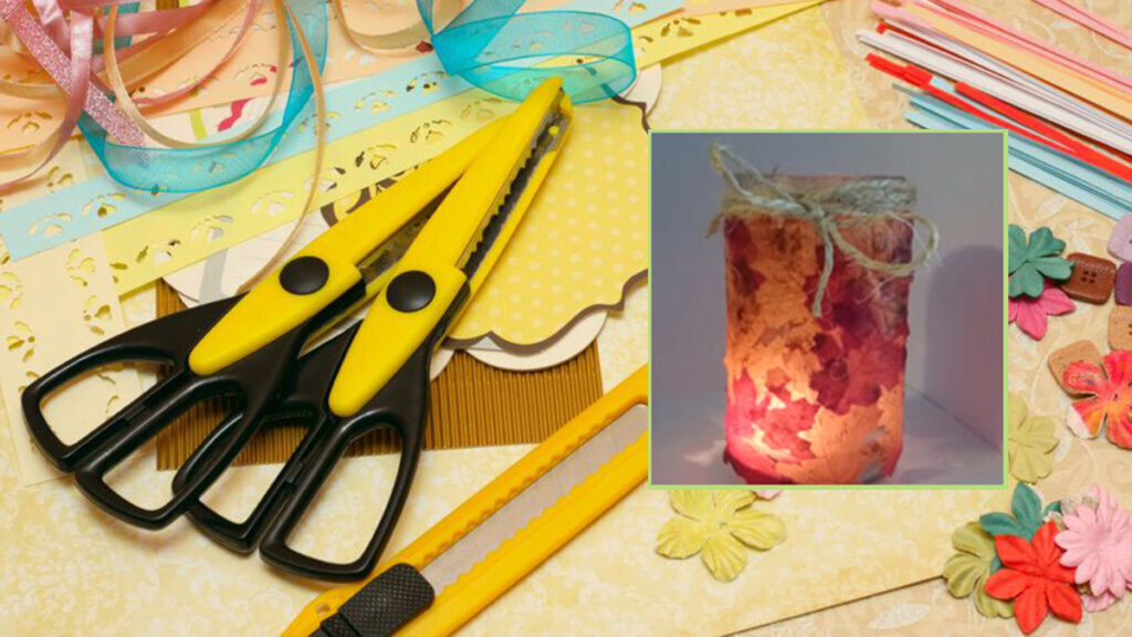 Sfeervol herfstlichtjes knutselen