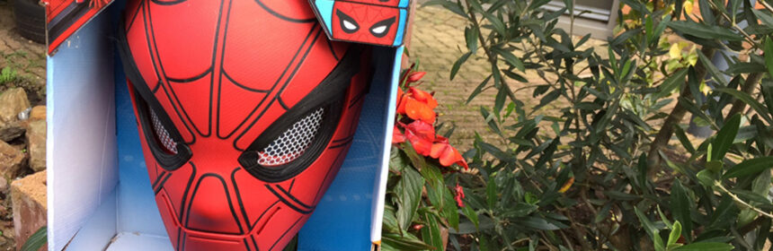 Het interactieve SpiderMan Heldenmasker, met bewegende ogen