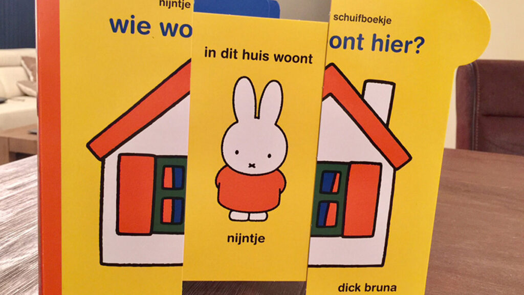 Nijntje schuifboekje Wie woont hier?