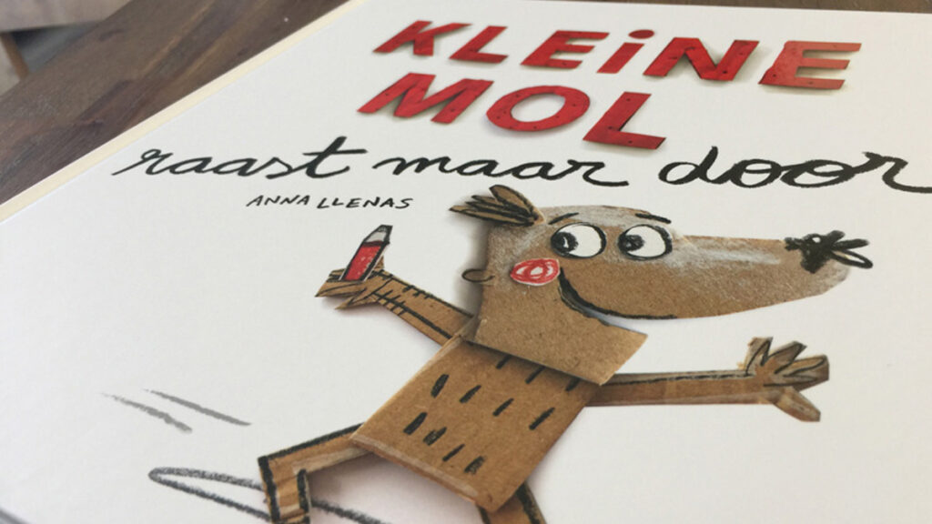 Kleine Mol raast maar door