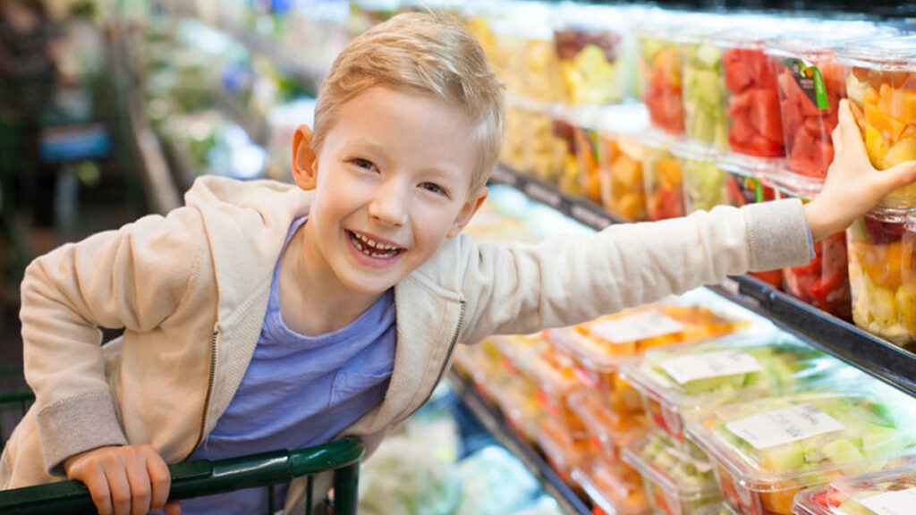 Boodschappen doen met kinderen