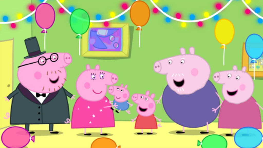 Dwalen in een Peppa Pig Doolhof