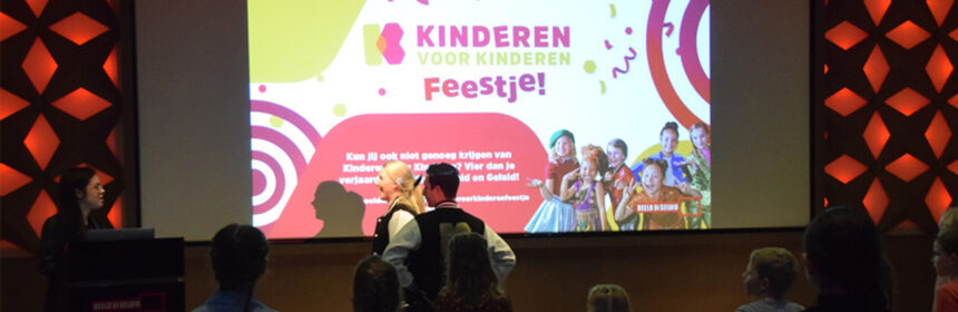 Kinderen voor kinderen proeverij bij Beeld en Geluid