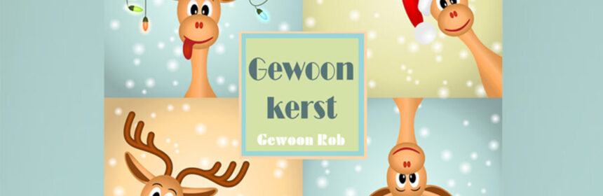 Verfrissende kerstliedjes van Gewoon Rob op de CD Gewoon Kerst