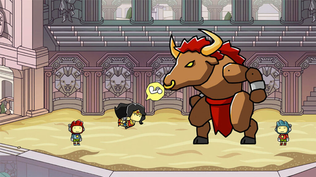 Scribblenauts Mega Pack. Een uitdagende side-scrolling game.