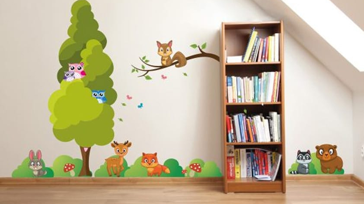 Pimp de muren van de kinderkamer met muurstickers!