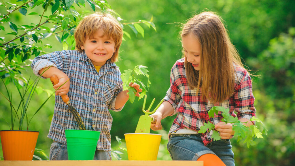 Een ideale tuin voor jonge kinderen