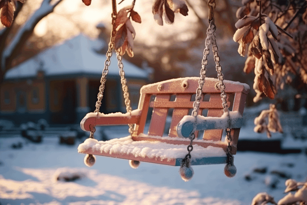 Hoe onderhoud je de tuinset in de winter?