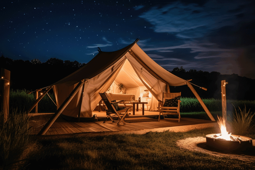 De reden om je met je gezin op vakantie in een safaritent te gaan