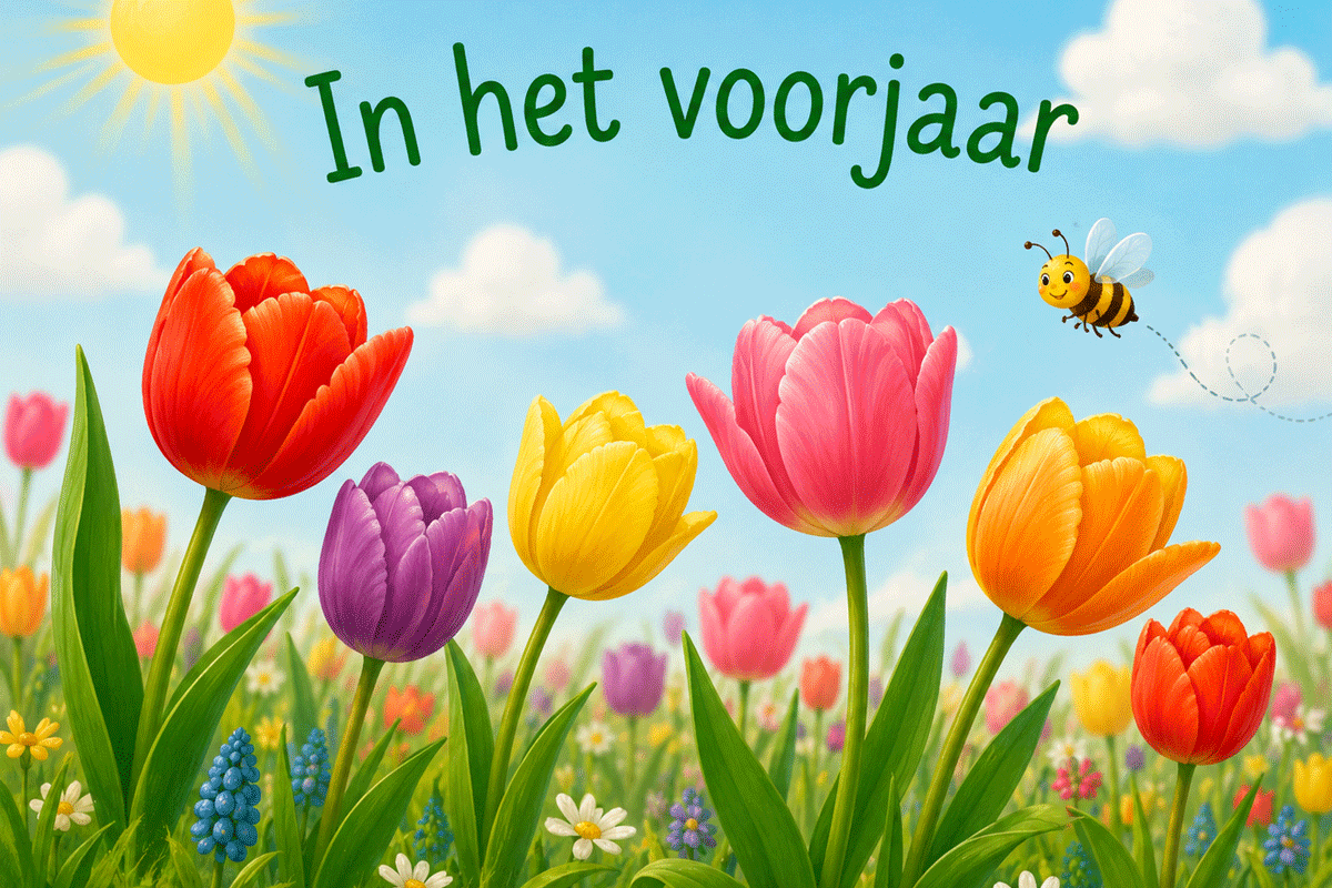 In het voorjaar